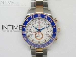 2014 YachtMaster II SS/RG White Dial on SS/RG Bracelet A7750