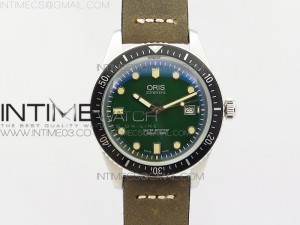 Divers 7720 SS ZZF 1:1 Best Edition Green Dial on Brown Leather Strap A2836