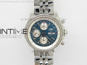 Bentley GT BP 1:1 Best Edition SS Blue Dial On SS Bracelet On A7750