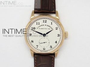Classic Regulator RG White Dial Number Markers on Leather Strap A17J