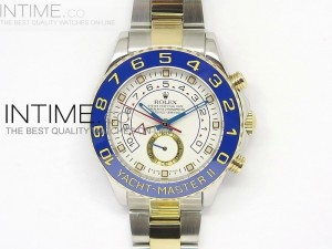 2014 YachtMaster II SS/YG White Dial on SS/YG Bracelet A2813