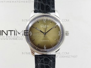 Senator Automatic SS GF Best Edition Gold Dial on Black Leather Strap A3959