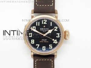 Pilot Type 20 Extra Special Bronze V6F 1:1 Best Edition on Brown Asso Strap A2824
