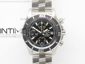 Limited Stock SuperOcean Abyss Chronograph 44mm 1:1 Noob Best Edition on SS Bracelet