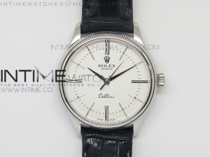 Cellini 50509 MK Best Edition SS White Dial on Black Leather Strap A3132