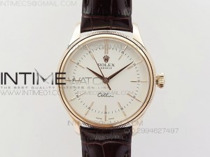 Cellini 50509 MK V3 Best Edition RG White Sticks Dial on Brown Leather Strap A3132