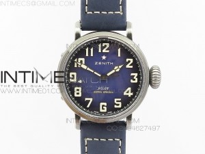 Pilot Type 20 Extra Special 40mm Aged SS Case V6F 1:1 Best Edition on Asso Strap A7750 (Blue)