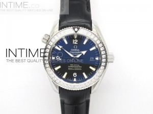 Omega Ladymatic Black Dial with Diamond Markers A2824