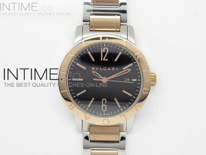 Carbongold 1:1 Best Edition Black dial on SS/RG Bracelet MIYOTA 9015