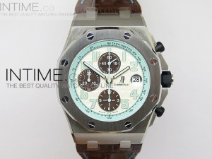 ROYAL OAK OFFSHORE JF 1:1 MONTAUK HIGHWAY LIMITED EDITION ON BROWN LEATHER STRAP