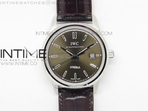 Ingeniuer St.Laurens SS Brown Dial MK 1:1 V2 Best Edition A80111 on Brown Leather Strap
