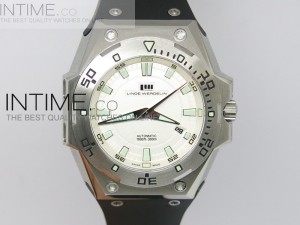 Linde Werdelin The One SS Silver Dial on Rubber Strap A2892