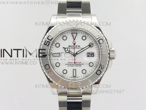 Yacht-Master 116622 1:1 Noob Best Edition White Dial on SS Bracelet A2824